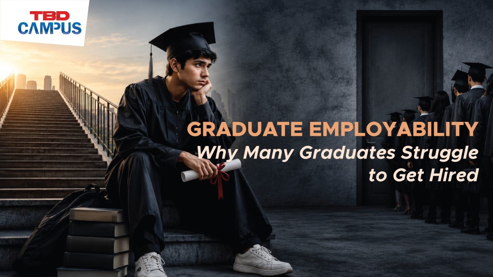 Graduate reviewing career readiness and employability outcomes
